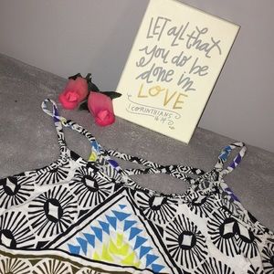 colorful summer tank